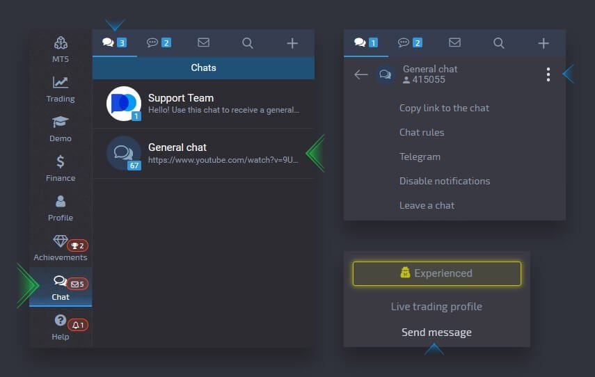 Suporte Pocket Option