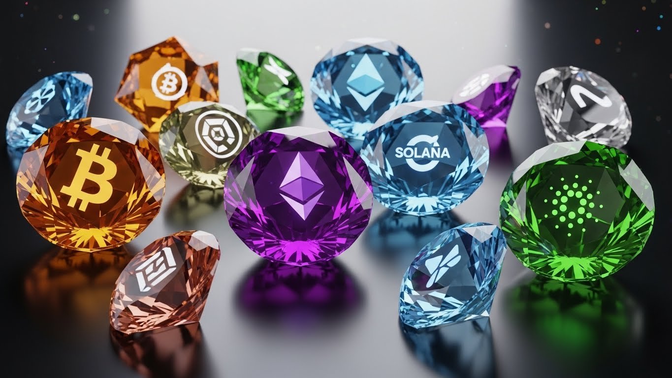 As fases do ciclo de vida de uma cripto-gema